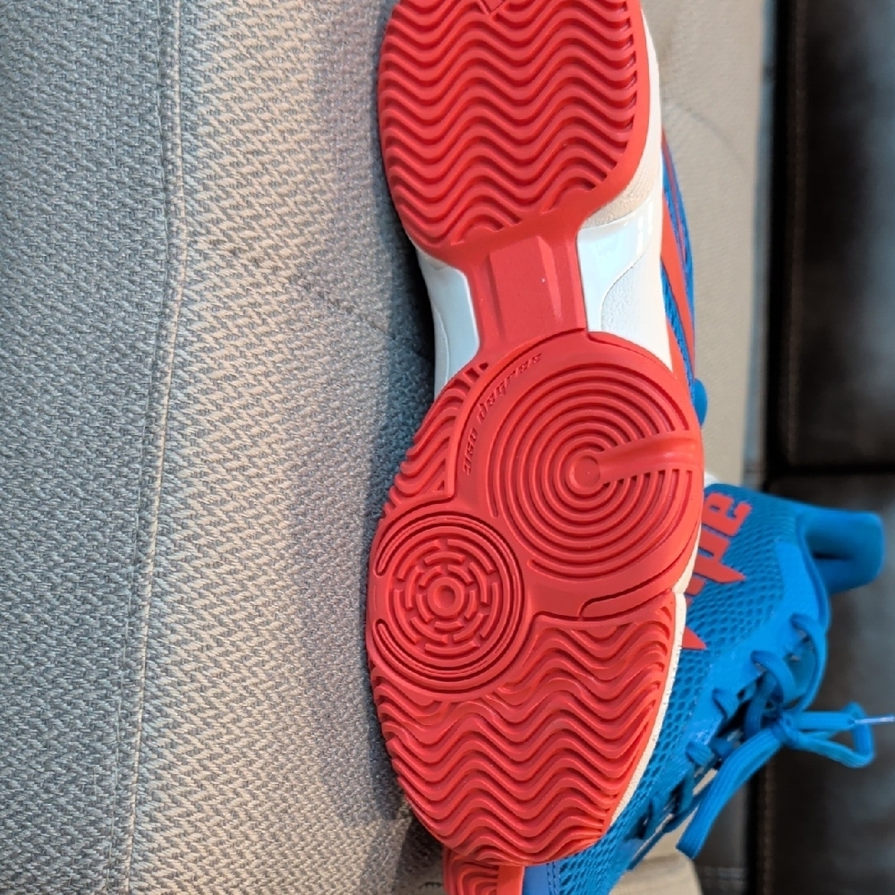 Adidas Kids Sneakers in Blue and Orange - Picture 4 of 7